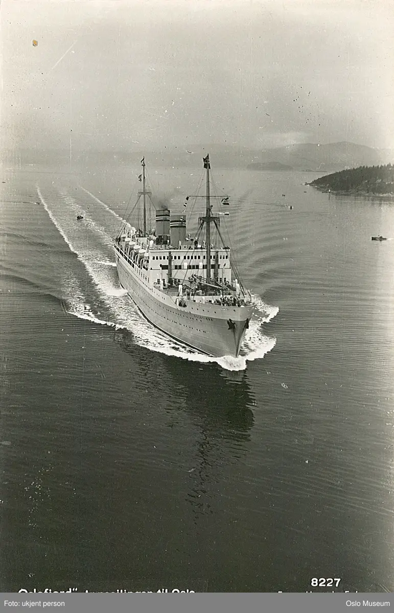 fjord, amerikabåt Oslofjord