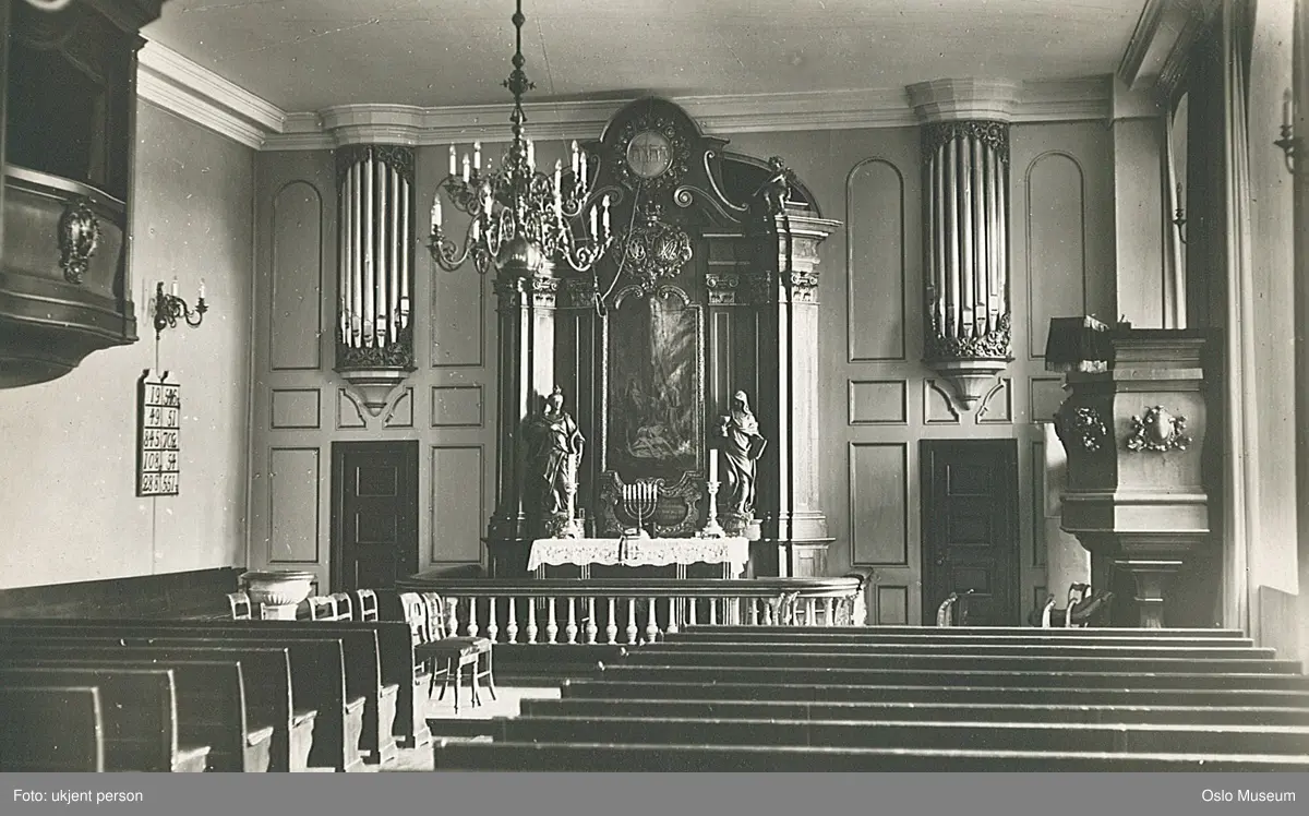 Akershus festning, Akershus slottskirke (Garnisonskirken), interiør