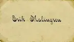 Text på kortet: Erik Malmgren.