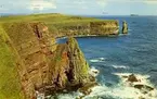 Notering på kortet: The rugged caithness coast at john oÂ´groats.