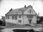 Gymnastikhuset, Kyrkogatan 1 - Skolgatan 3, Enköping, ca 1906.