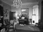 Rumsinteriör, Strömsta säteri, Teda socken, Uppland, 4 oktober 1905