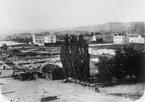 Utsikt över vallområdet i Jönköping på 1870-talet.