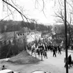 Demonstration på 1:maj i Huskvarna år 1952.