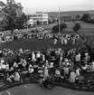 Midsommarfirande vid Kroatorpet i Huskvarna på 1950-talet.