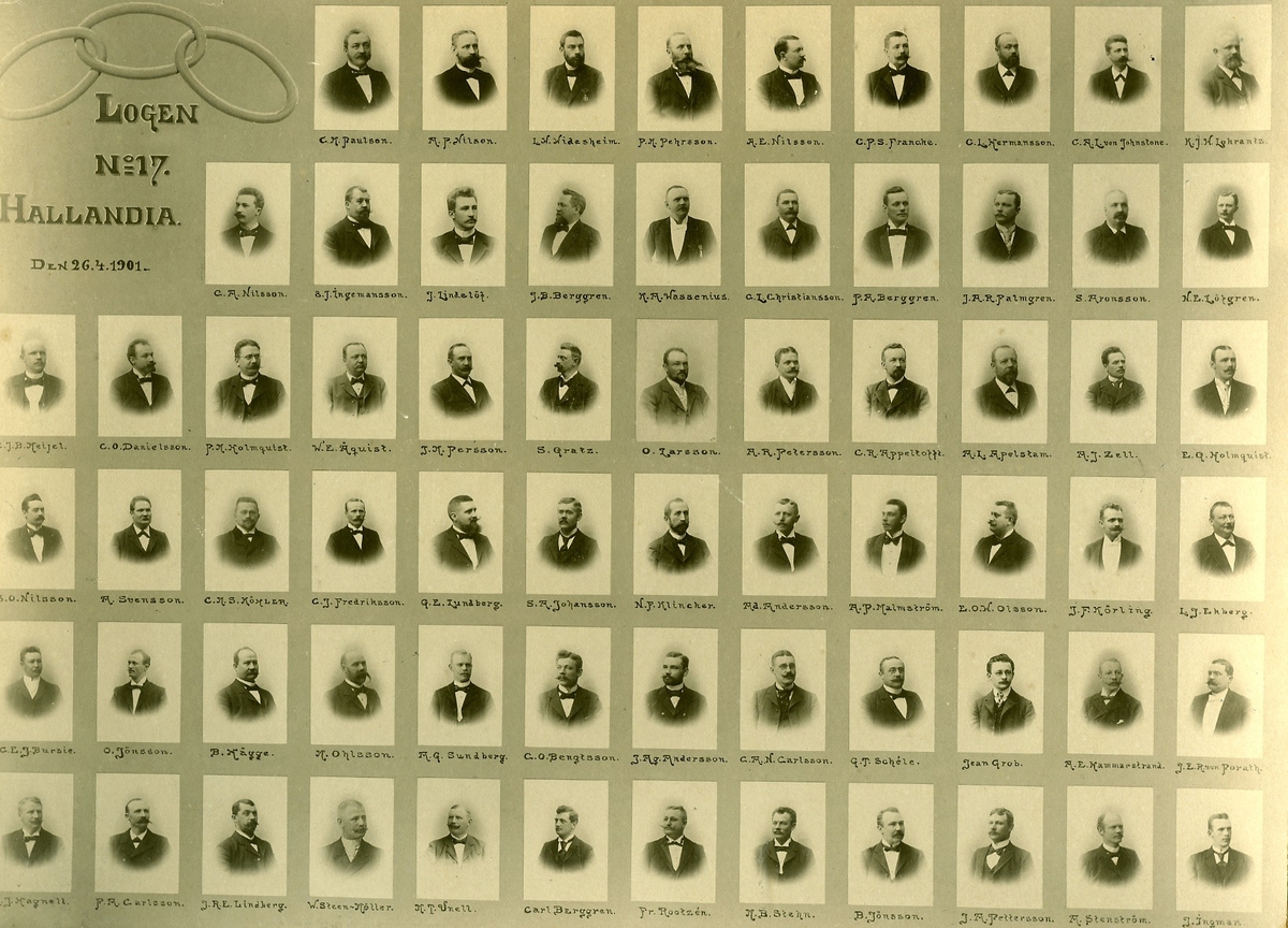 Hallandia Logen No. 17, (Odd Fellow).