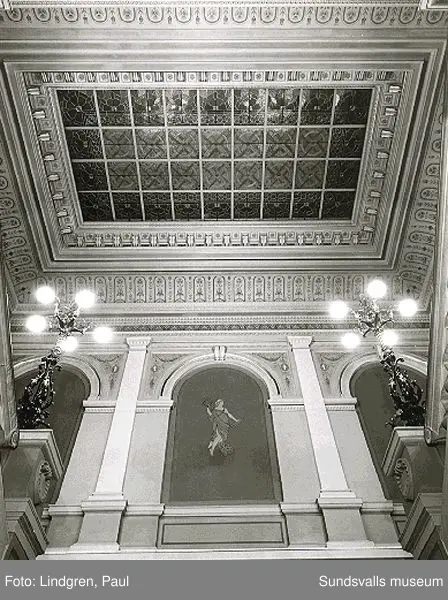 Stadshuset, interiörer.