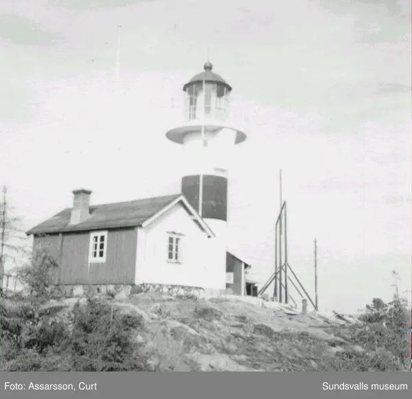 Brämö fyr, år 1948.