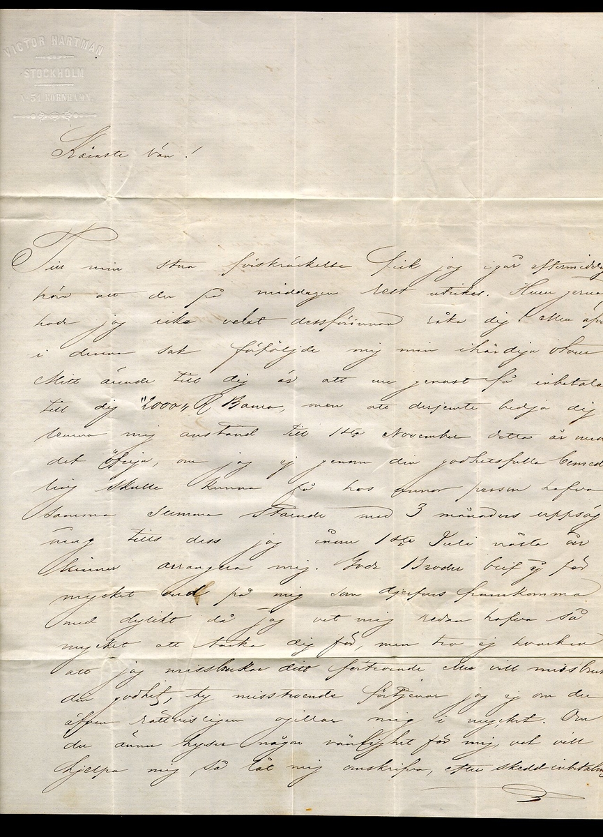 Albumblad innehållande 2 monterade frimärken samt 1 monterat brev
689a + 689b

Albumblad innehållande 1 monterat brev 0689b

Text: Svartgrå, därunder brev från Stockholm 7/8 1857 till Hamburg
12/8 1857 frankerat med 3 skilling banco, blåaktigt grön samt två
exemplar 6 skilling banco, leverans 1-2 grå (ena märket med mycket
mättad färg, närmast svartgrå).  15 skilling banco, enkelt porto till
Nordtyska staterna 1855-1858.

Stämpeltyp: Normalstämpel 10