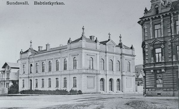 Elimkyrkan. Vykort.