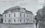 Odd Fellows ordenshus. Ritat av stadsarkitekten Nathanael Källander. Uppfört 1906-1908. Bildtext till vykortet 