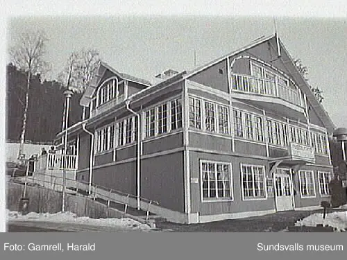 Exteriörbilder på Folkets Park och Tonhallen.