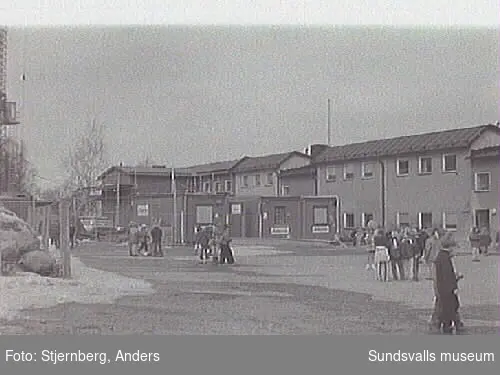 Södermalms skola. Tillbyggnad av skolhuset.