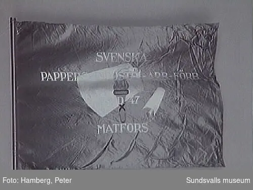 Deposition från Svenska Pappersindustriarbetarförbundet avd. 47, Matfors.