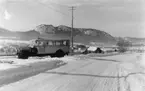 Bildiligenslinjen Östersund - Ragunda.  1936.  Vid Pålgård i Ragunda kommun.