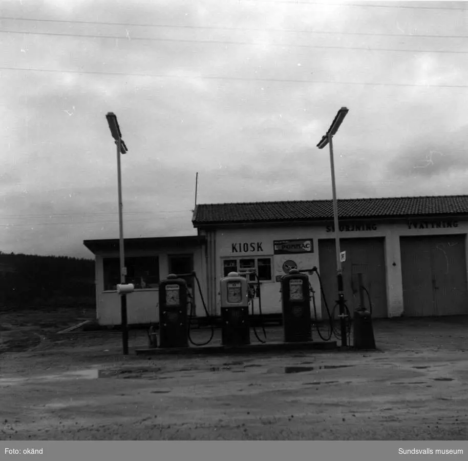 BP-stationen Bjärtrå. Köpman: N.Th. Ullsten.