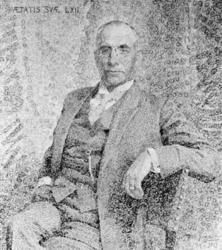 Foto av porträtt av Anders Julius Juhlin, Generaldirektör i 