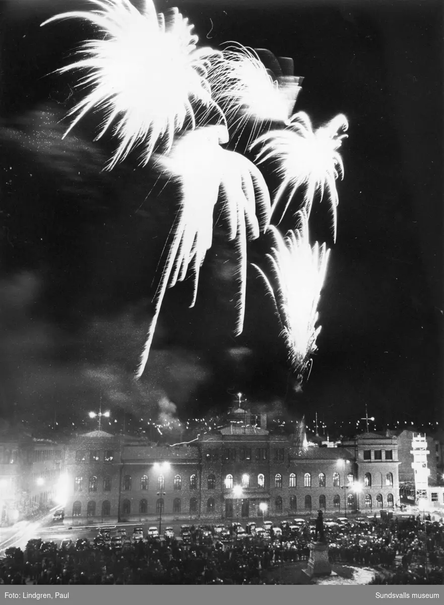 Dahlmans 100-års jubileum, fyrverkeri.