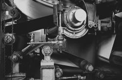 Detalj av en maskin för papperstillverkning, Papyrus 1980-ta