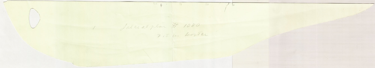 Linjeritning, spantruta