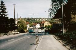 Stadsvy över Mölndal. 
Bilden är tagen från nutida rondellen