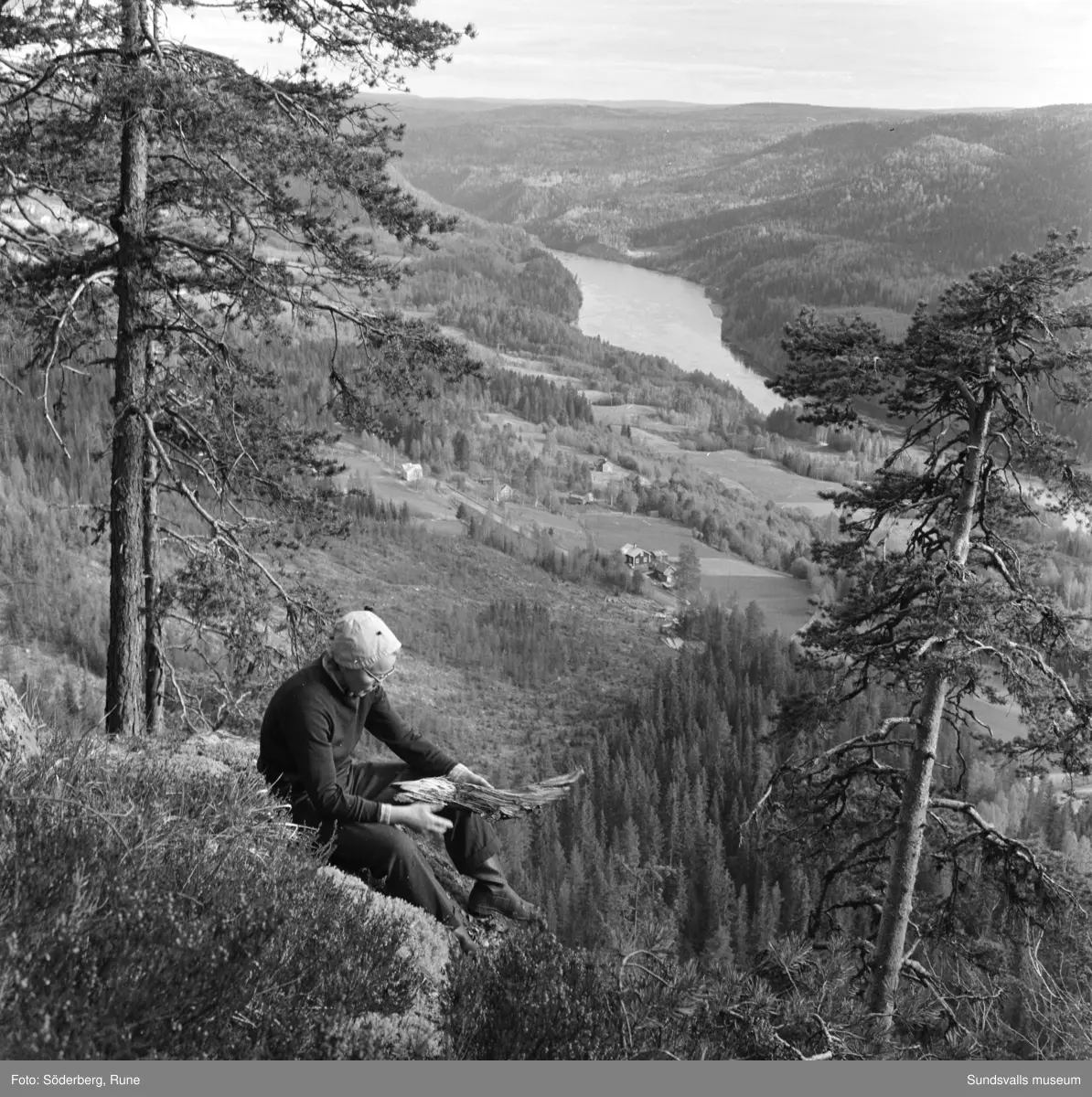 Utsikt från Hattberget, Järkvissle.