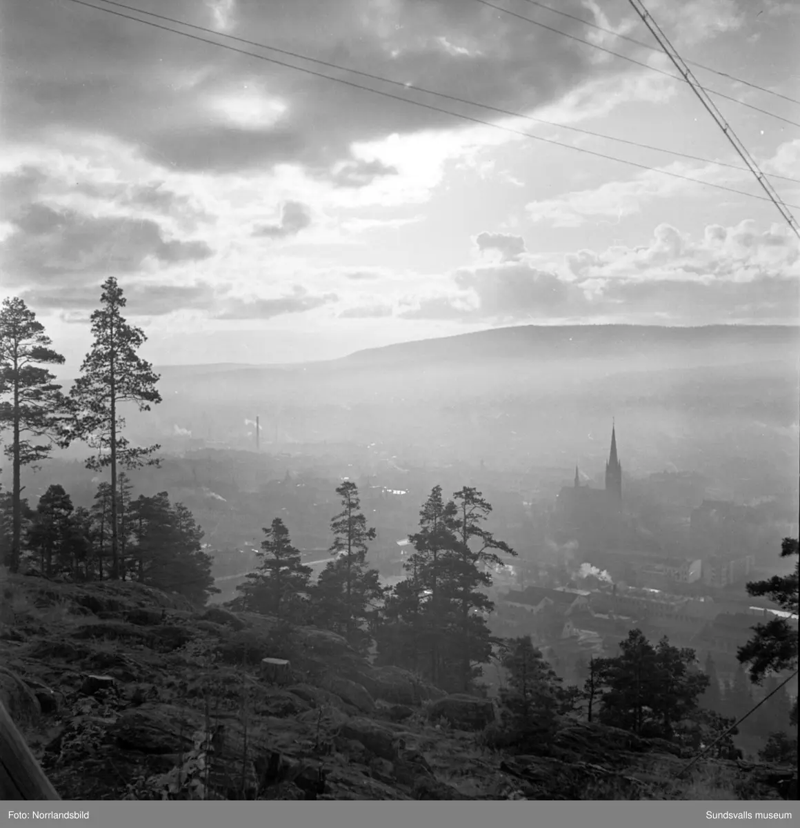 Norra berget, provbilder till vykort.