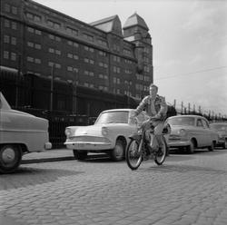 Tempo swing moped ved Havnelageret.