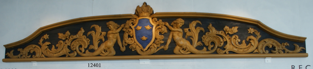 Akterstävsornament till linjeskeppet Stockholm.