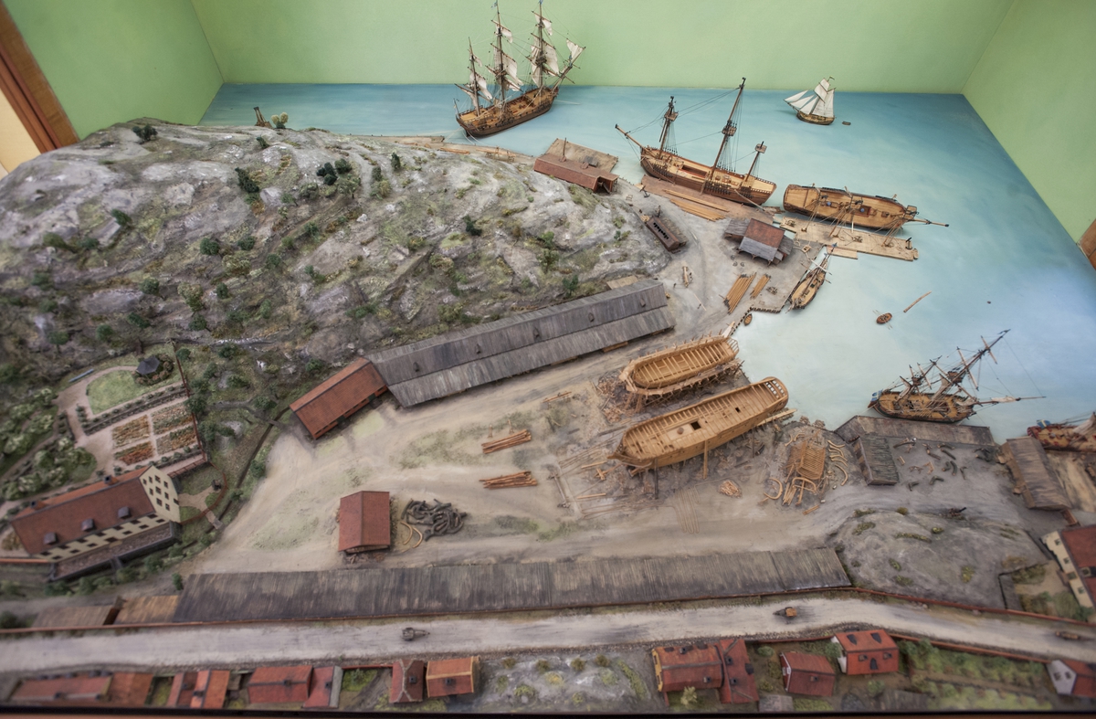 Stockholmsvarv grundat 1687, verksamt fram till 1907.