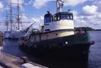 Flyttning av Jarramas från Marinmuseum till Handelshamnen inför Baltic Sail 2000 som äger rum 3-6 augusti.