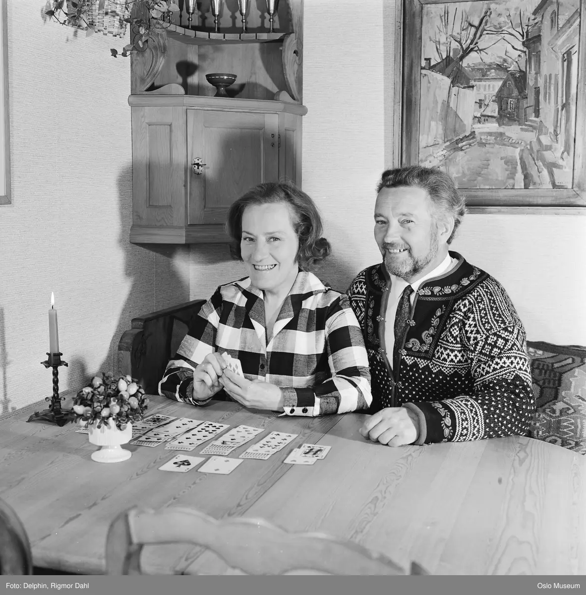 bolig, interiør, kvinne, skuespiller, mann, programsekretær, kabal