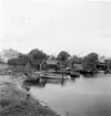 Småland, Kalmar. Stensö. Fiskeläget fr SO.