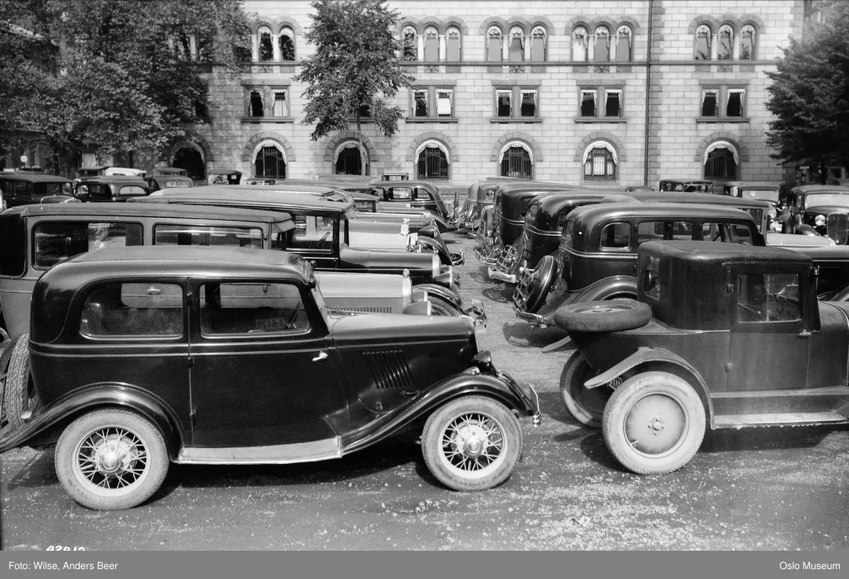 biler, parkeringsplass, Christiania sparebank