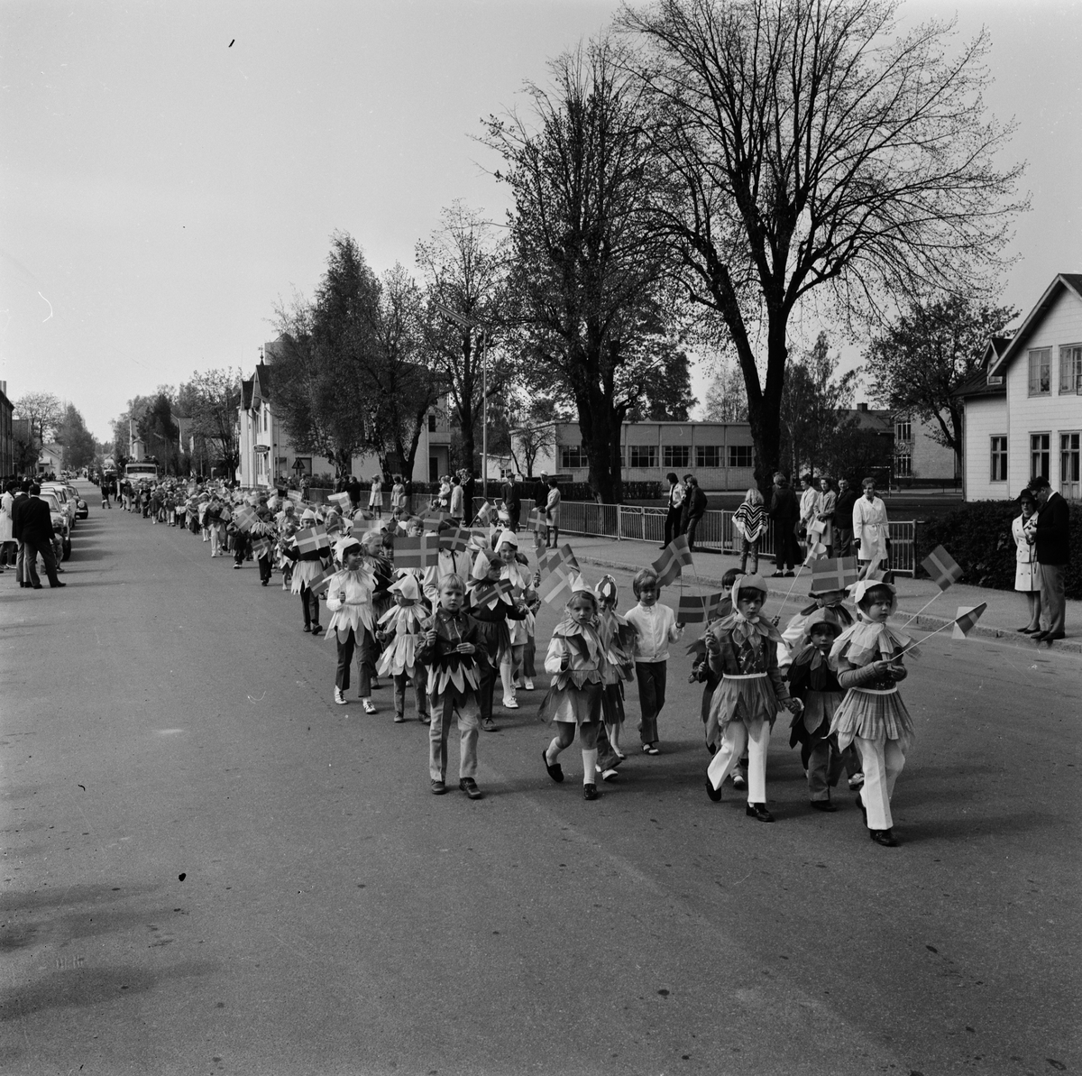 Barnens dag, Tierp, Uppland juni 1969