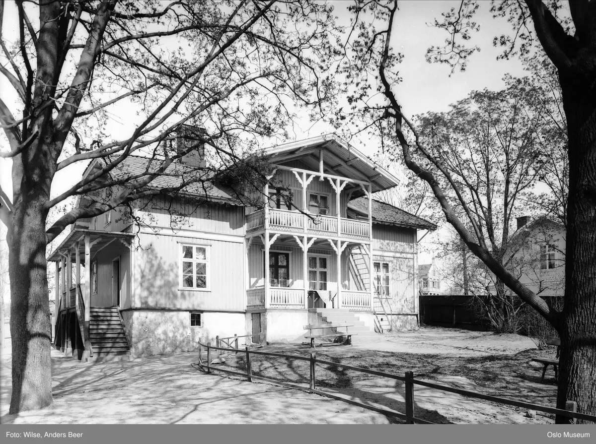 villa, Emmas barnehjem, hage