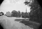 Övre Slottsgatan och Odinslund, Uppsala före 1914