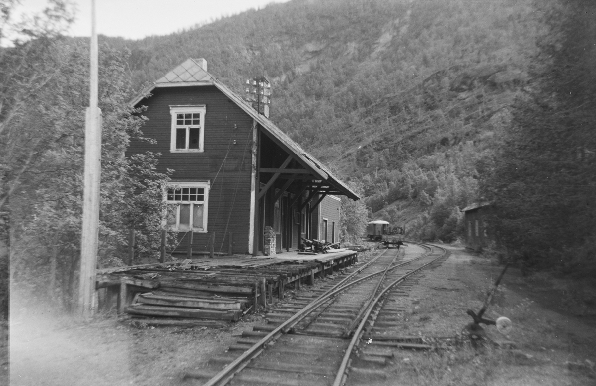Fra Sjønstå stasjon på Sulitjelmabanen