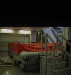 Trenings senter, simulator til Air Tours. Evakuerings sklie.