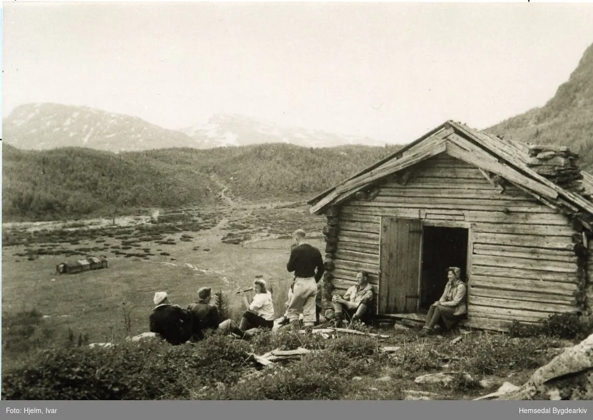 Feriefolk på Fekjo i Hemsedal  i 1944