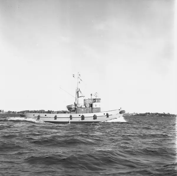 Bogserbåten Heros provtur