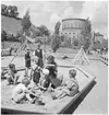 Stadsbiblioteket
Exteriör från Observatorieparken. Lekande barn i förgrunden