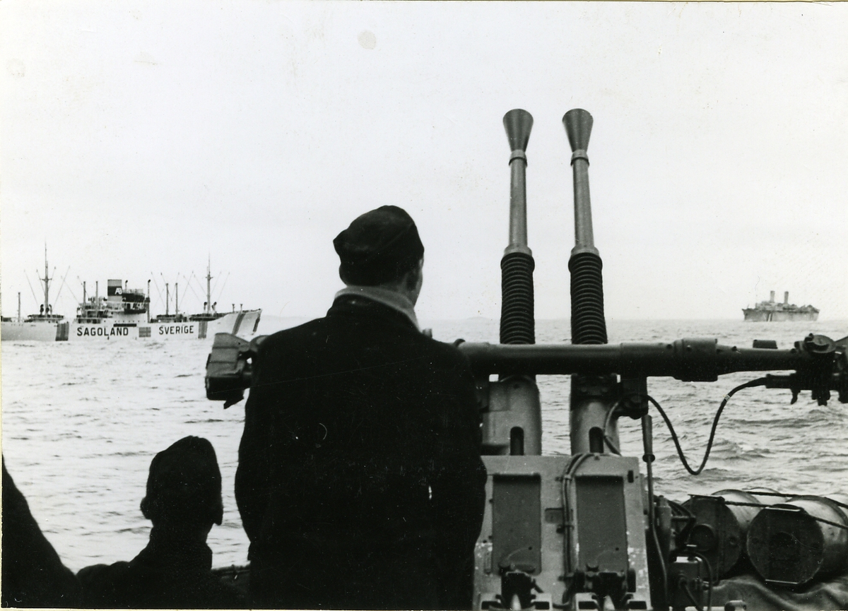 Konvojtjänst under kriget 1939-1945.