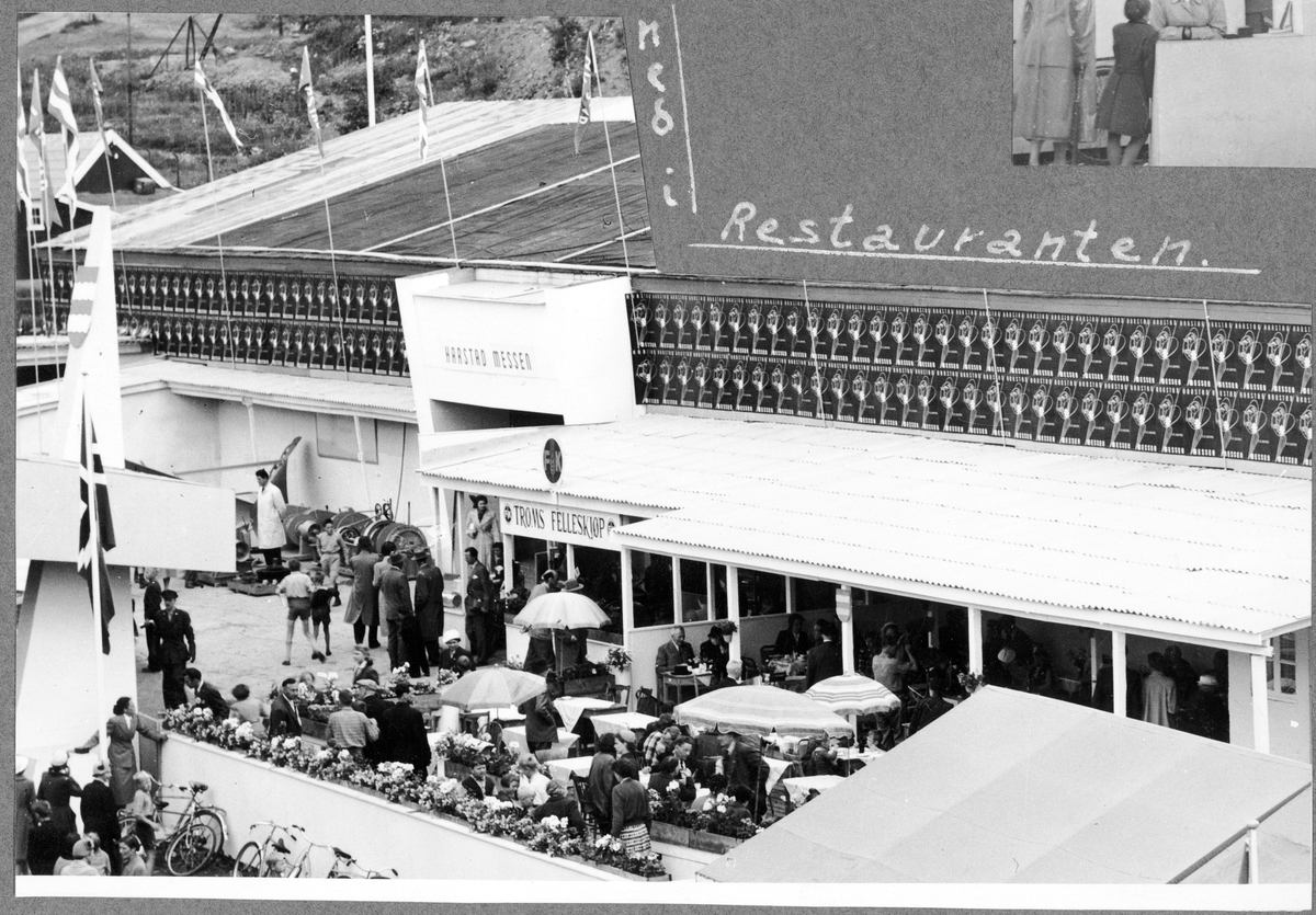 Restauranten i messehallen til Harstadmessen.