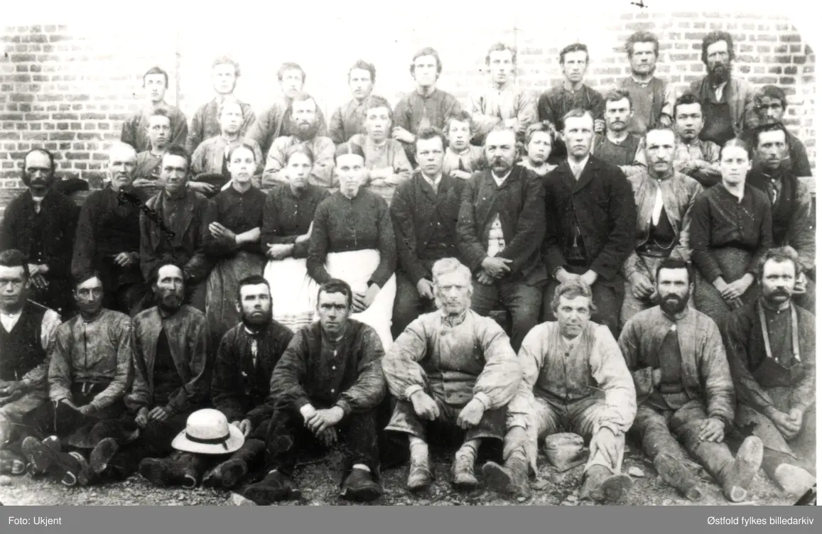 arbeidere, mann, kvinne,  Ørje Brug, gruppe 39