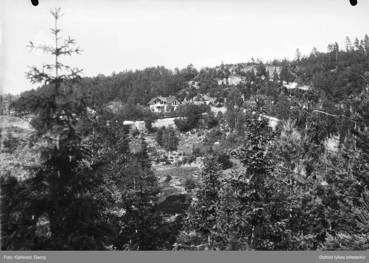 Tvedestrand  1910, ukjent sted med ukjent villa.