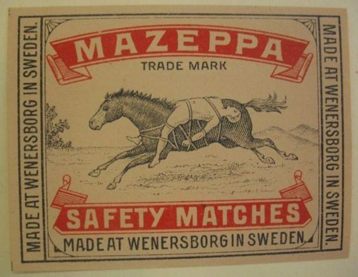 Etiketten tillhör en samling insatta i ett album med 478 st. tändsticksetiketter, Huvudsakligen från Vänersborgs Tändsticksfabrik, vilken hade tillverkning åren 1848-1932.

11 st av etiketterna härrör från Ellbo Tändsticksfabrik, Lilla Edet, med tillverkning åren 1867 -1895.

Säljaren av etiketterna har varit samlare och har ingen direkt anknytning till tändsticksfabrikerna. Länsmuseet inköpte etiketterna då de utgör ett intressant källmaterial till vetskap om en för länet och landet viktig industri. I köpet ingick även tre askar, där en var fylld med tändstickor och en annan saknade etikett.

