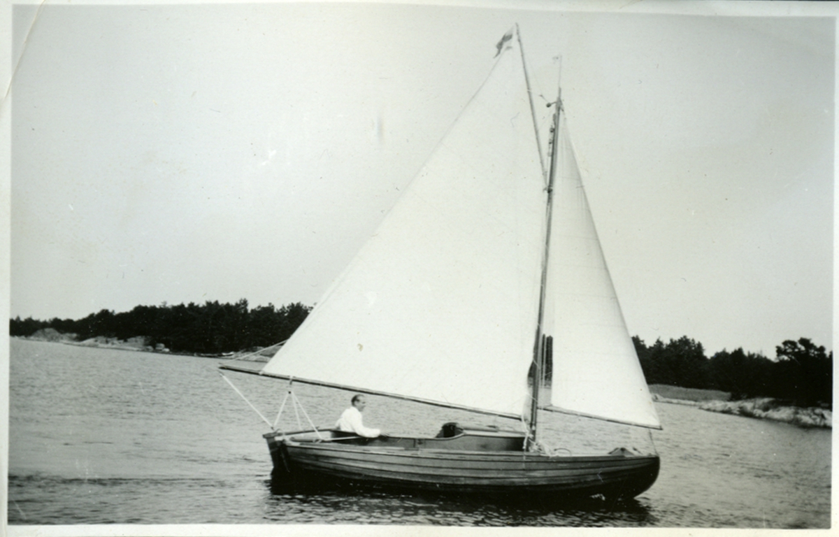Carl Gösta Jackson ombord på Ariadne.
