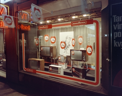 Utstilling av Nordmende fjernsyn.
