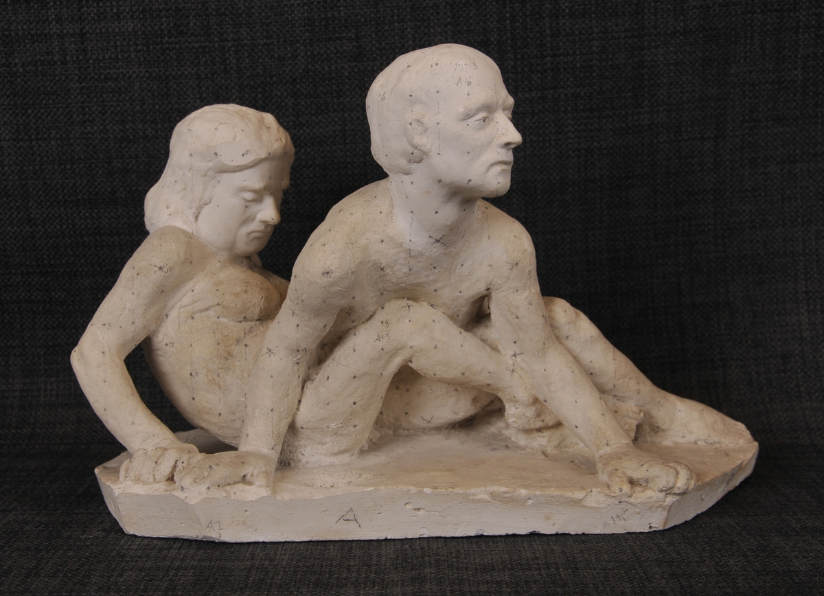 Liknar på skulpturen Drøm (1933), dette er truleg eit utkast.